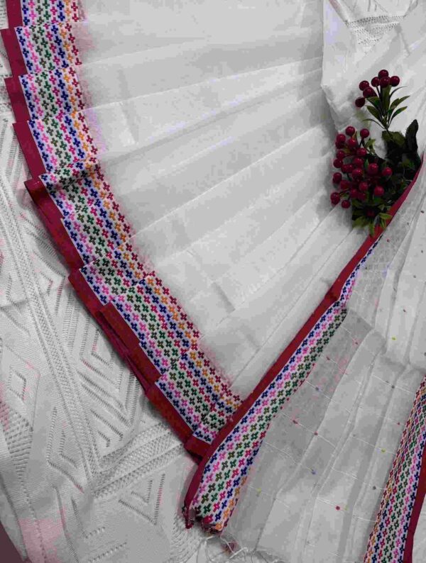 কটন স্লিক শাড়ি - Image 5